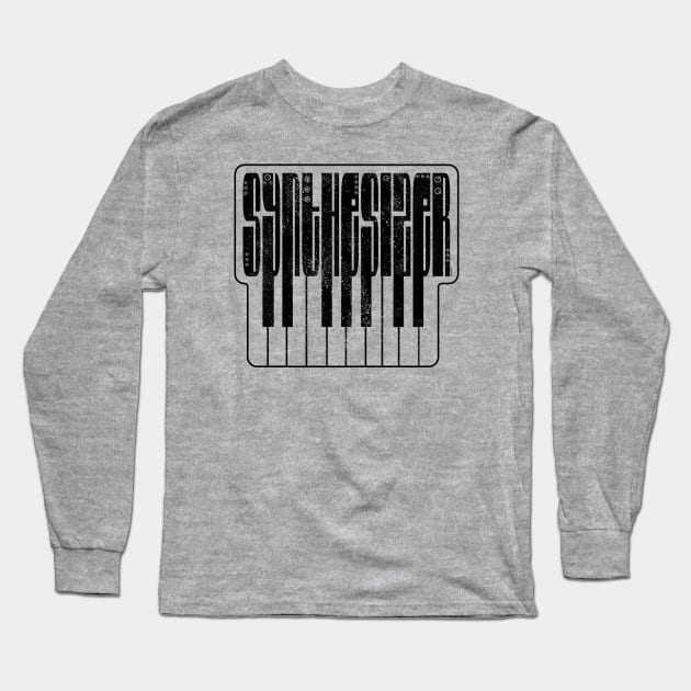 Synthesizer Long Sleeve T-Shirt by Mewzeek_T